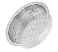 Nikou Filtro de café de acero inoxidable de doble capa, cesta de filtro prurizado para una sola taza, colador de café, accesorios de máquina, diseño, fácil de usar