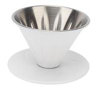 Nikou Filtro de café manual, embudo gotero, máquina de café para el hogar y restaurante, incluye filtro de café y cono de goteo, ideal para preparar 1 taza