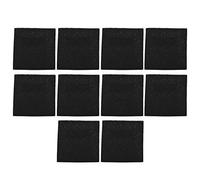 Nikou Filtros de carbón activado - 10 piezas 13 cm x 13 cm - Negro - Absorbentes de humos de soldadura de
