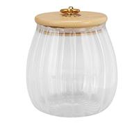 Nikou Frascos sellados de vidrio a prueba de humedad transparente transparente fácil de almacenamiento de cocina limpio de almacenamiento 580 ml