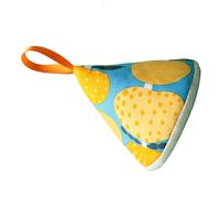 Nikou Fundas triangulares de algodón para mango de olla, agarre aislado al calor para ollas y sartenes, soporte de tapa a prueba de quemaduras, diseño de frutas amarillas, accesorios de cocina