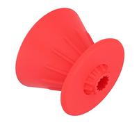 Nikou Gotero de café de silicona, soporte de filtro de café reutilizable para viajes, senderismo, camping, hogar, oficina, rojo, ligero, fácil de