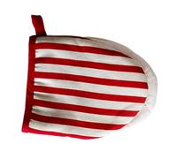 Nikou Guantes de horno de algodón, guantes gruesos resistentes al calor, guantes reutilizables para horno de microondas para cocinar y hornear, evitan quemaduras, 12 x 7 pulgadas, color negro