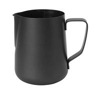 Nikou Jarra de leche de café de acero inoxidable con escala fácil de limpiar para cocina de cafetería (580ML)