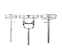 Nikou Juego de 3 piezas de pasta de aleación de aluminio, forma redonda para tartas y derts, herramienta de cocina de bricolaje, horneado para pasta casera y derts