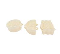 Nikou Juego de 3 piezas de tartas, mini máquina de pasteles de mano de ABS amigable con aliados para pasteles, cocina de Navidad, mini herramienta para tartas