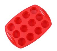 Nikou Juego de 5 moldes redondos de silicona resistentes al calor para pan, pudín, helado, antiadherente, flexible, fácil liberación, 20 cm de diámetro
