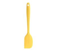 Nikou Juego de espátulas de silicona, resistentes al calor, herramientas de cocina, raspador de crema de mantequilla y raspador de mezcla, amarillo, ideal para decoración de pasteles y preparación de