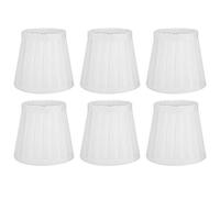 Nikou Juego De Pantallas De Tela Modernas De 6 Piezas - Cubierta De Lámpara para Lámparas De Mesa, Candelabros Y Luces De Pared - Ideal para La Decoración del Hogar