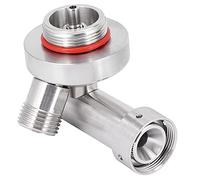 Nikou Jugo acrílico con patrón de diamante, hervidor de bebidas transparente de 1 litro, dispensador de grifo de barril de café, cafetera de nitrógeno para elaboración casera