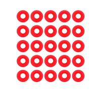 Nikou Juntas Grolsch de Silicona Rojas para Botellas con Tapa Abatible, Sellos para Botellas de Cerveza Caseras, 25 Piezas