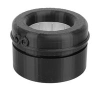 Nikou Kit de cápsulas de café recargables, cápsulas de café reutilizables de acero inoxidable fáciles de limpiar, incluye 50 tapas de papel de aluminio, color negro, compatible con la mayoría de