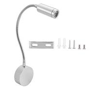 Nikou Lámpara de Pared Flexible 1W Luz de Lectura Ajustable de Pared Luz de noche Flexible para Dormitorio 85V-265V