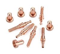 Nikou Las Toberas de Plasma, 5pcs 9-8.215 de electrodos + 5 PC 9-8210 Puntas de Boquilla for Thermal Dynamics SL60 100 antorcha de Plasma /