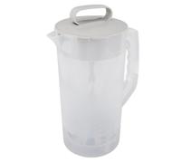 Nikou Licuadora extractora de jugo manual de 2000 ml, escala transparente, tapa hermética, exprimidor manual de frutas para uso doméstico, fácil, ideal para jugo fresco