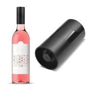 Nikou Llavero abrebotellas de cerveza, herramienta dividida de metal con barra de garras, tamaño de bolsillo, azul, barra de cocina, incluye tapón eléctrico para botellas de vino, regalo portátil