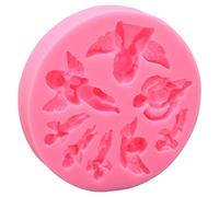 Nikou Molde de silicona con forma de bebé de ángel, fondant para decoración de pasteles y tartas, herramienta de bricolaje para hornear, uso doméstico y diseño flexible