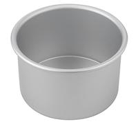 Nikou Molde para pasteles: molde para hornear redondo de aleación de aluminio grueso con fondo extraíble, fácil de desmoldar, herramienta de cocina DIY