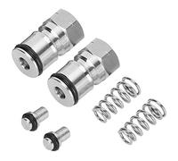 Nikou Piezas de poste de barril de bloqueo de bola, de acero inoxidable con resortes, 19/32 pulgadas, 18 roscas hembra, adaptador de preparación para barriles