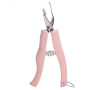 Nikou Pinza de acero inoxidable antiquemaduras, clip antideslizante para placa caliente, accesorio de cocina, rosa, clip para cuenco, herramienta de cocina para un manejo seguro