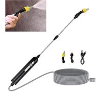 Nikou Pulverizador a Presión de Batería, Pulverizador Eléctrico para Plantas de Jardin, con Manguera de 5 Metros y Mango Impermeable IP65, Pulverizador de Jardín para Riego y Pulverización