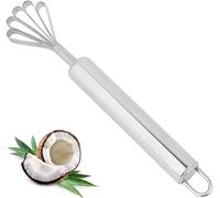 Nikou Rallador de coco, raspador de coco de acero inoxidable, herramienta de cocina para el hogar, multiusos, accesorio para cocina, negocio, restaurante