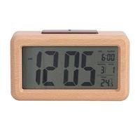 Nikou Reloj Despertador - Reloj Despertador Digital Reloj Despertador LED de Madera con Pantalla de Temperatura para Oficina Hogar Decoración de Dormitorio