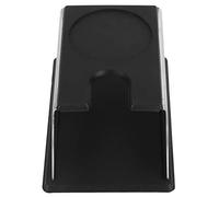 Nikou Soporte antideslizante para prensar café, tapete para estación de apisonamiento, acorde de herramientas de café, negro, para cafetera en polvo y máquina de café, herramienta de manipulación de