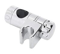 Nikou Soporte deslizante para cabezal de ducha de baño de ABS, soporte de abrazadera ajustable para agujero de 25 mm, soporte de montaje de ducha, compatible con la mayoría de cabezales de ducha y