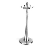 Nikou Soporte giratorio de acero inoxidable para utensilios de cocina, para espátula, cuchara, cuchara, soporte para utensilios de cocina, estante para utensilios de cocina, 10.5 x 7.5 pulgadas