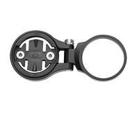 Nikou Soporte para computadora en Bicicleta - Soporte de extensión de odómetro de Ciclismo de aleación de Aluminio, Soporte para computadora en Bicicleta (Color : Black)