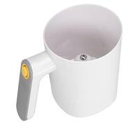 Nikou Tamiz de Harina Eléctrico de Mano, Tamiz de Polvo Blanco con Forma de Taza Eléctrica Portátil, 2 Modos de Uso, para Hornear En Casa, Harina, Azúcar Glaseado