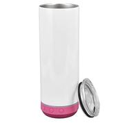 Nikou Taza de agua de madera maciza, taza de té Big Belly de 20 onzas, taza de café clásica de madera para bar de cocina, portátil, aislada, desmontable, acero inoxidable, parte inferior roja