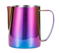 Nikou Taza de café Taza de Jarra para Espumar Leche de Acero Inoxidable 304 con asa para Latte Art (600ml)