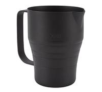 Nikou Taza de espuma de leche de acero inoxidable con boquilla cónica, taza de café Latte gruesa para cafetería casera