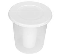 Nikou Taza de hielo raspada reutilizable transparente, modelo de relleno de cubo de hielo con tapa, hielo afeitado, tazas de hielo, herramienta de bar, suministros para el hogar
