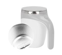 Nikou Taza de Mezcla Automática Magnética, Taza de Café de Acero Inoxidable con AgitacióN AutomáTica, Adecuado para Café, Leche, Jugo, Varias Bebidas FríAs y Calientes, 380 ml