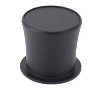 Nikou Taza dosificadora de café, alimentador antiestático de aleación de aluminio para cesta de portafiltro de 51 mm, 5 m, 54 mm, color negro, taza dosificadora de metal para café molido