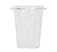 Nikou Taza dosificadora de café molido, alimentador de polvo de café transparente antiestático, capacidad de 100 ml, se adapta a cesta de portafiltro de 51 mm, ideal para dosificar