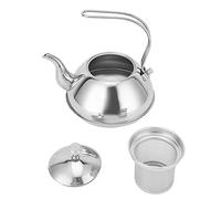 Nikou Tetera de acero inoxidable, ergonómica, no magnética, para oficina en casa (Decir)