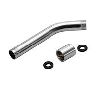 Nikou Tubo de extensión para Ducha - Acero Inoxidable, Brazo de Ducha de Mano Tubo de extensión Chrome Plating montado en la Pared