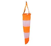 Nikou Veleta de Nailon, Bolsa de calcetín de medición de Viento con Manga de Viento Fluorescente para Exteriores(1 Metro)