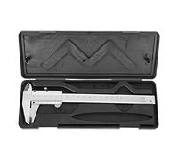 Nikou Vernier Caliper - Herramienta de medición de medidor de calib duradero de metal de acero al carbono DurableVernier de alta precisión (0-150 mm)