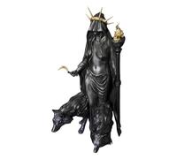 Niktipolos - Estatua de bruja The Witch of The Night Phōsphoros de resina, escultura griega de la mañana, figura gótica detallada, decoración para mesa y salón, coleccionable y decoración de fantasía