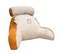 Niktule Almohada de Reposo en Cama - Cojín de cuña de Lectura para Cama Trasera,Almohada de Respaldo Transpirable y esponjosa portátil con Almohada de Cuello Desmontable para Leer Libros, sofá,