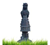 Niktule jardín con Adorno Alicia en el país Las Maravillas | Juego figuritas Alicia Sombrerero Loco, Conejo Blanco, Gato Cheshire y Oruga | Sombrerero Loco, Gato Cheshire