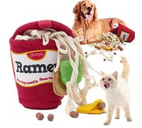 Niktule Juguete Snuffle para Perros, Juguetes interactivos para Perros Ramen, Dog Puzzle Toy IQ Training, Dog Snuffle Toys Foraging Instinct Training Adecuado para Perros pequeños, medianos y Grandes