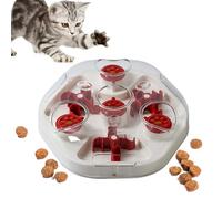 Niktule Juguetes De Golosinas para Perros,Lento Interactivo - Juguete Canino Que Dispensa Golosinas con Agujeros,para Entrenamiento De Comer Lento del Aburrimiento Y Juego En Casa