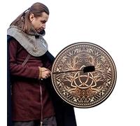 Niktule Tambor Shamánico Sacred Celtic Drum, Symbol of Siberian Drum Spiritual Music, Sound Healing Tool for Spiritual Music Chakra Balance Reflection and Meditation