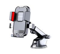 NIKTVEZ Soporte Móvil Coche, para Seat Ibiza FR 2020-2022 2023 Soporte Coche con Ventosa Rotación 360°, Base Estable para Salpicadero/Parabrisas,A